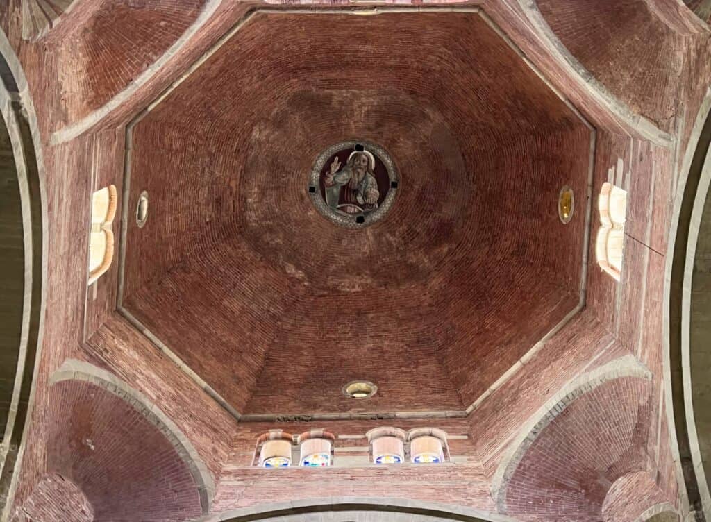Pavia San Michele Romanesque Church Brick Dome Interior