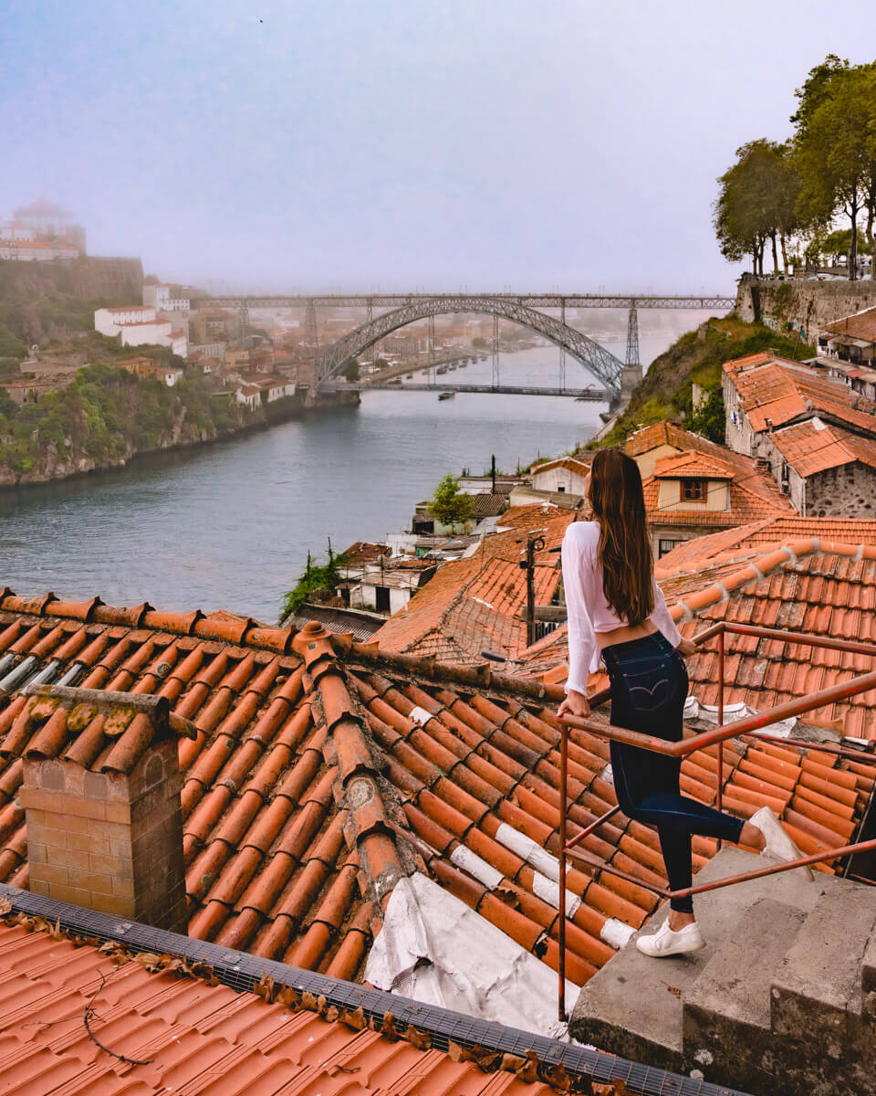 Overlooking Porto from a secret view point