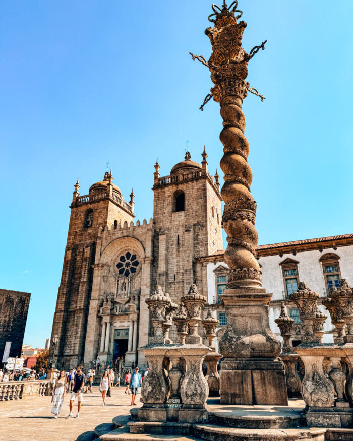 the cathedral of Porto is one of the best sights and photo spots in Porto