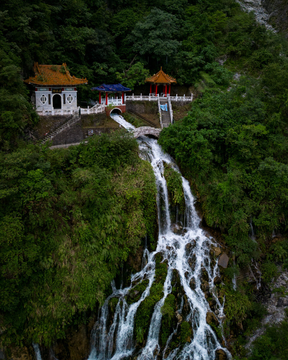 The Eternal Spring Shrine in the Taroko National Park in Taiwan has to be on your itinerary