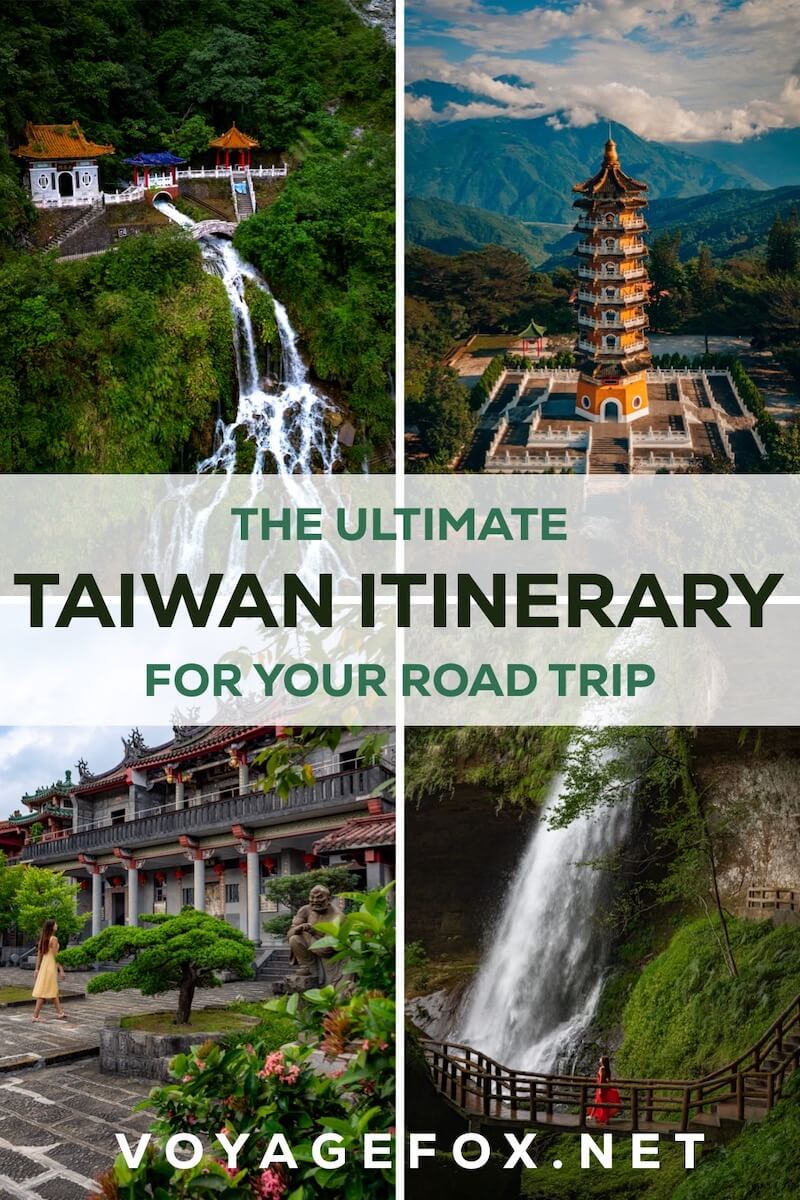 The Perfect Taiwan Road Trip Itinerary with map, Taiwan Rundreise