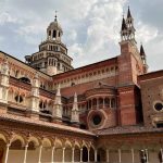 Pavia Certosa Cloister And Dome Red Brick And Marble Renaissance Architecture